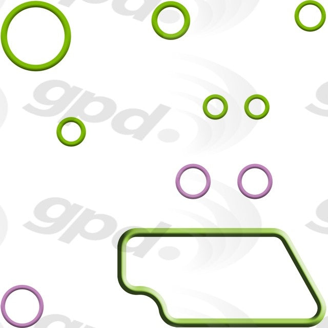 Global Parts Distributors LLC A/C System O-Ring and Gasket Kit  top view frsport 1321407