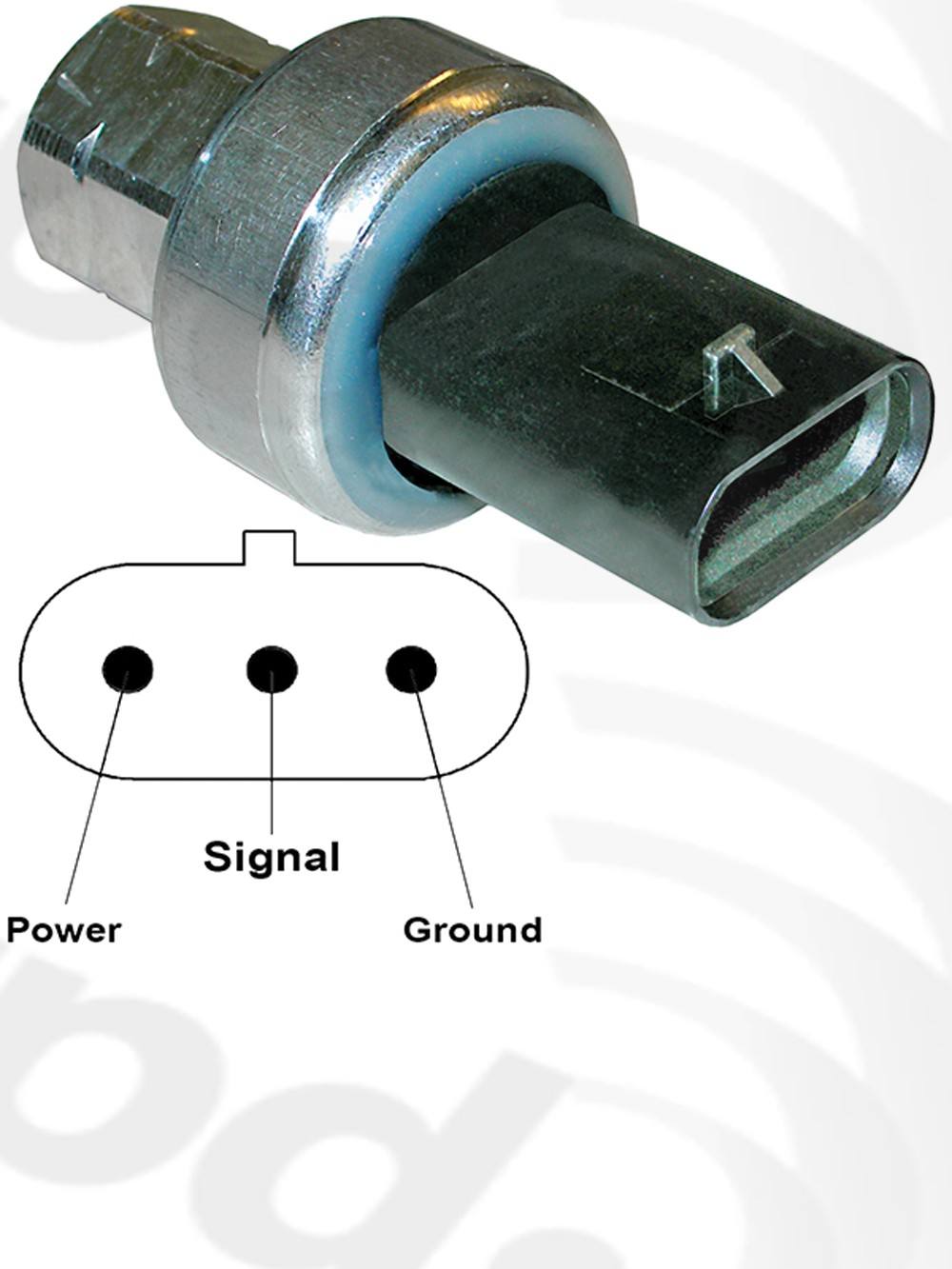 Global Parts Distributors LLC HVAC Pressure Transducer  top view frsport 1711938