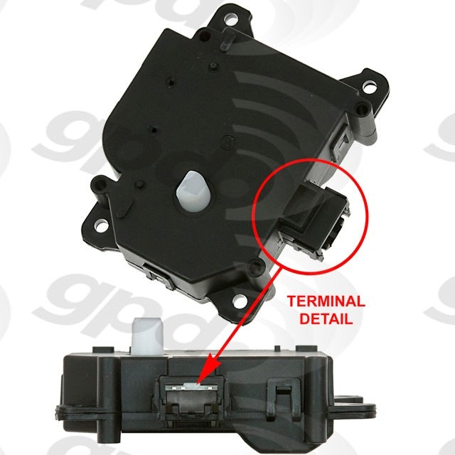 Global Parts Distributors LLC HVAC Blend Door Actuator  top view frsport 1712330