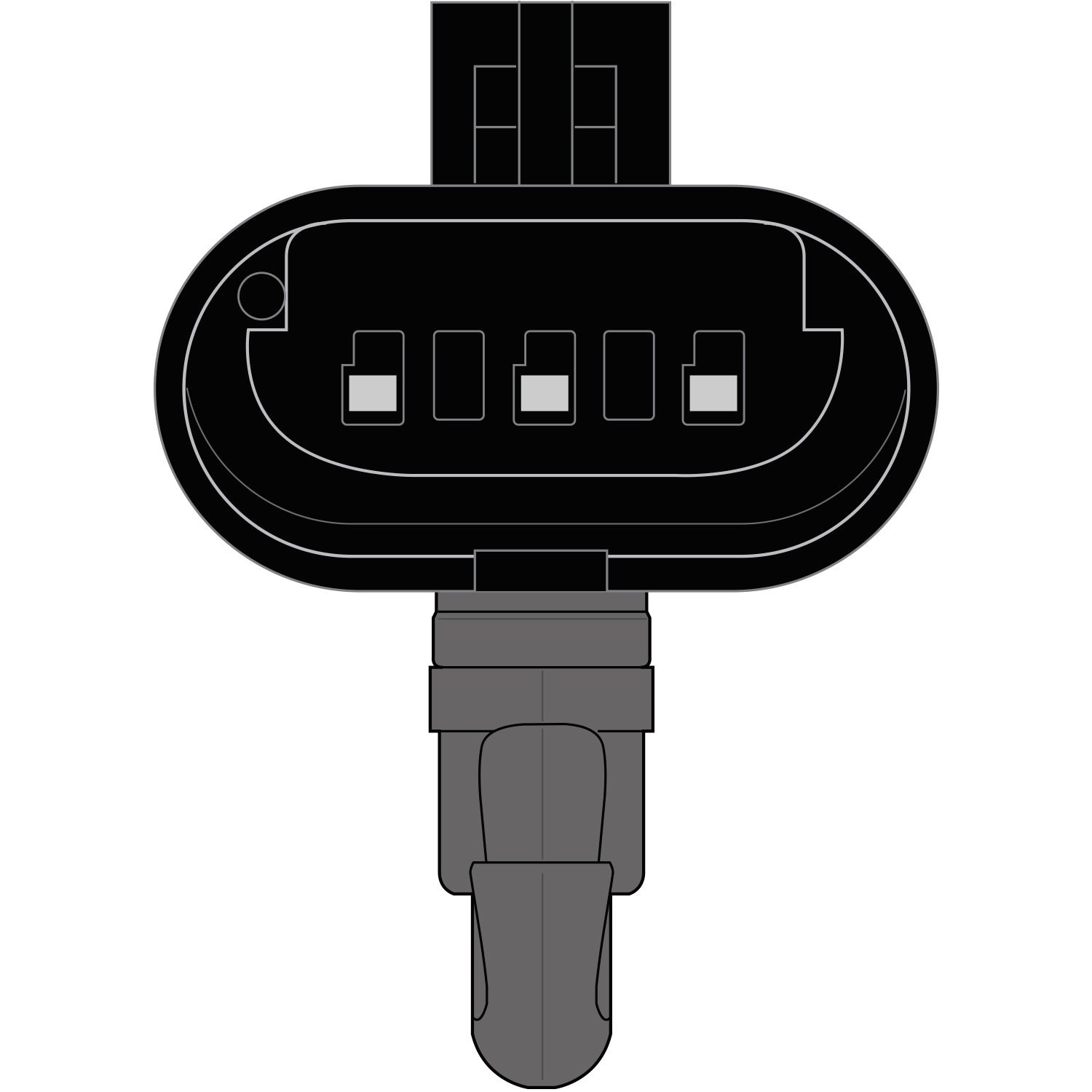 global parts distributors llc engine coolant temperature sensor  frsport 1712570