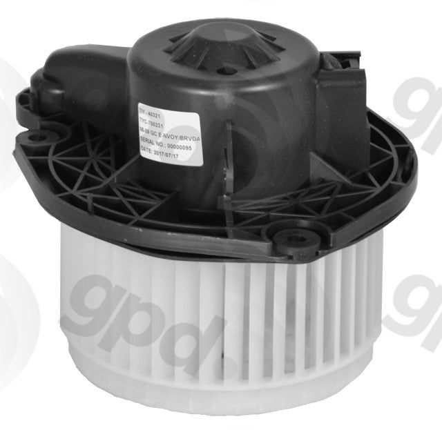 Global Parts Distributors LLC HVAC Blower Motor  top view frsport 2311768