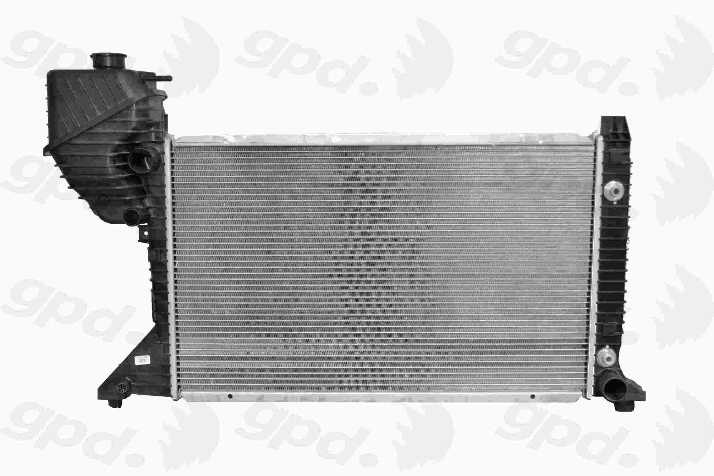 Global Parts Distributors LLC Radiator  top view frsport 2796C