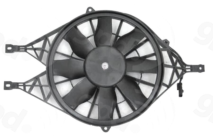 Global Parts Distributors LLC Engine Cooling Fan Assembly  top view frsport 2811547