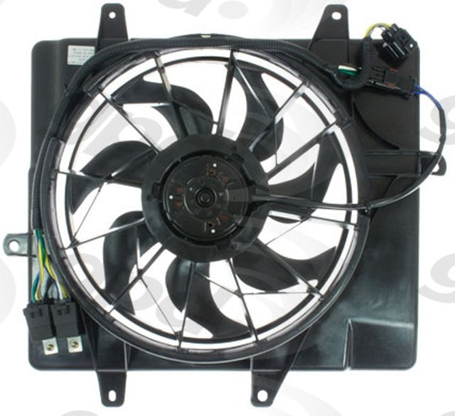 Global Parts Distributors LLC Engine Cooling Fan Assembly  top view frsport 2811582