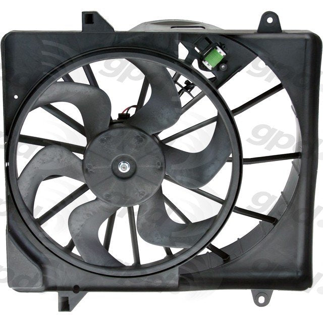 Global Parts Distributors LLC Engine Cooling Fan Assembly  top view frsport 2811644