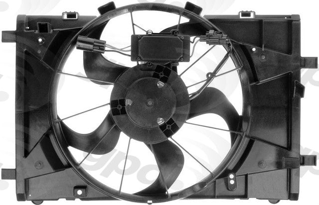 Global Parts Distributors LLC Engine Cooling Fan Assembly  top view frsport 2811719