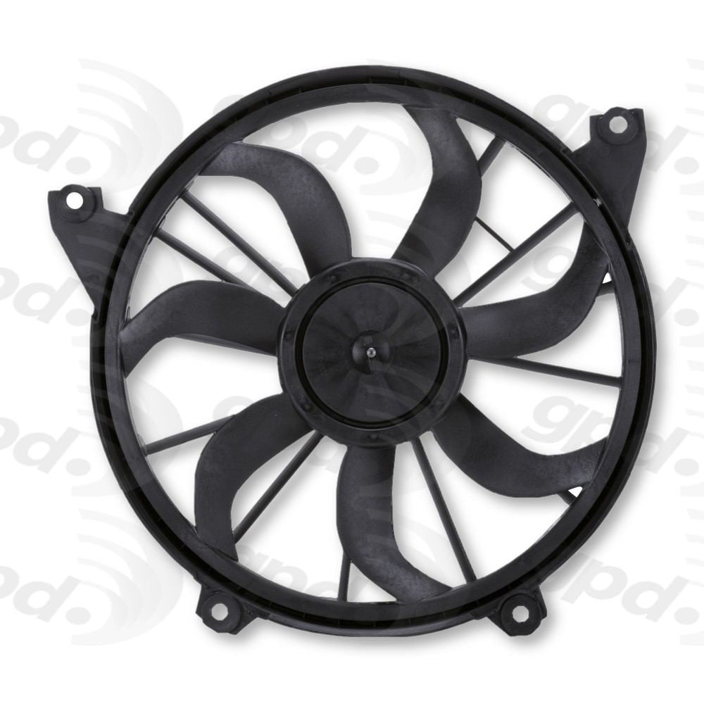 Global Parts Distributors LLC Engine Cooling Fan Assembly  top view frsport 2811726