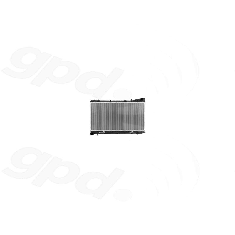 Global Parts Distributors LLC Radiator  top view frsport 2812C