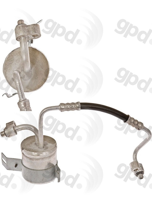 Global Parts Distributors LLC A/C Accumulator with Hose Assembly  top view frsport 4811690