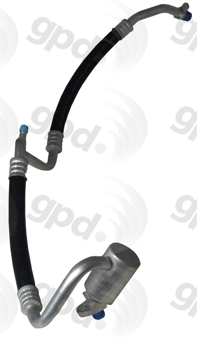 Global Parts Distributors LLC A/C Refrigerant Suction Hose  top view frsport 4812484