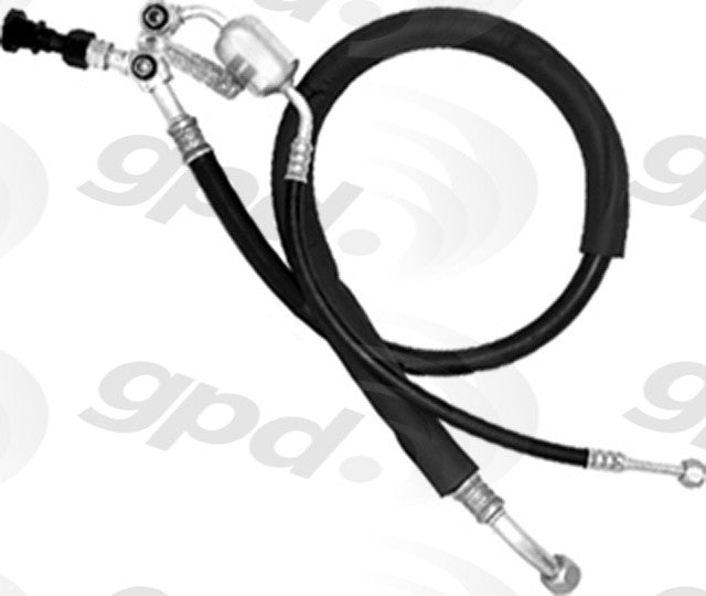 Global Parts Distributors LLC A/C Refrigerant Hose  top view frsport 4812506