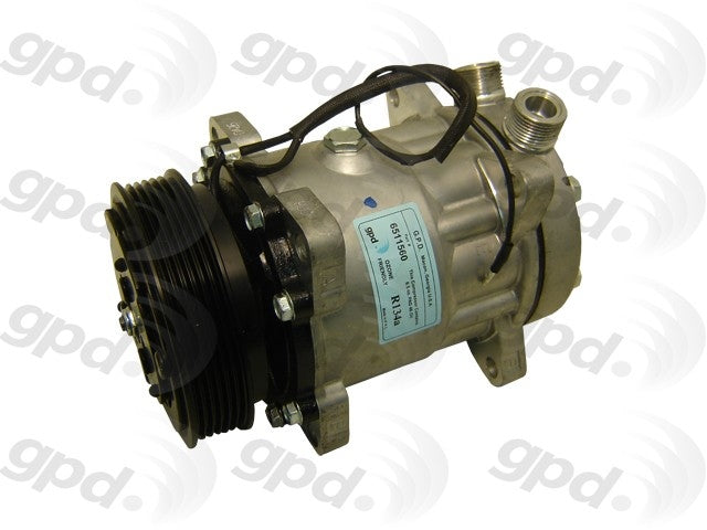 Global Parts Distributors LLC A/C Compressor  top view frsport 6511560