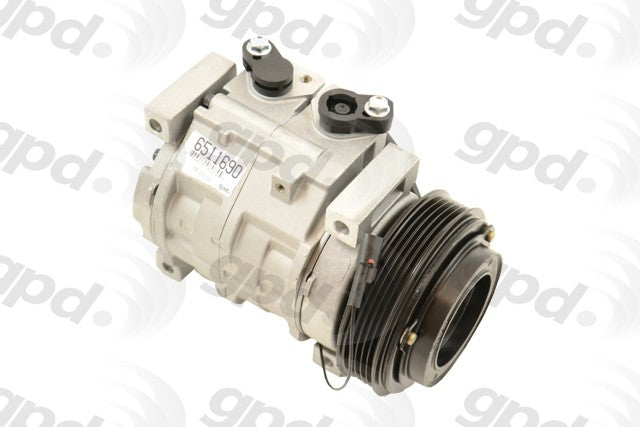 Global Parts Distributors LLC A/C Compressor  top view frsport 6511690