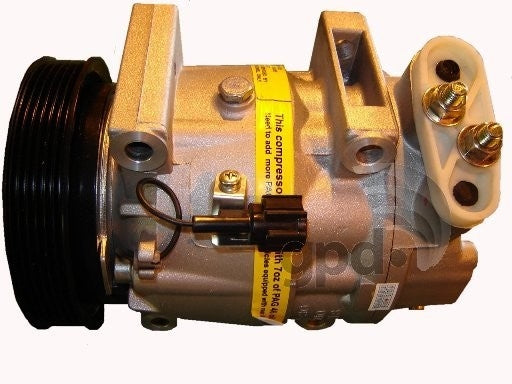 Global Parts Distributors LLC A/C Compressor  top view frsport 6511886