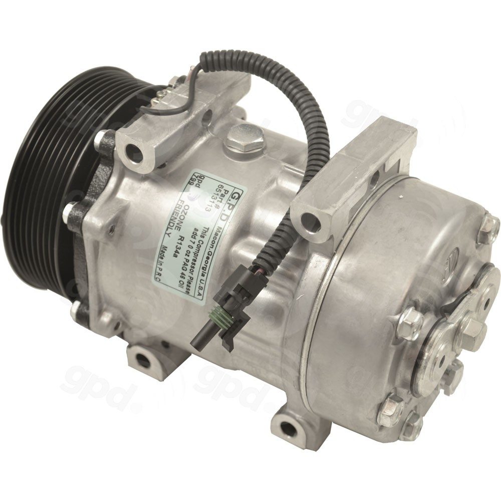 Global Parts Distributors LLC A/C Compressor  top view frsport 6512113