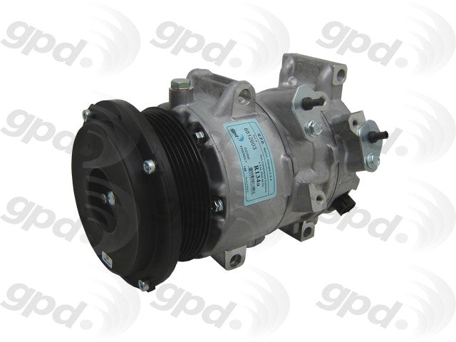 Global Parts Distributors LLC A/C Compressor  top view frsport 6512603