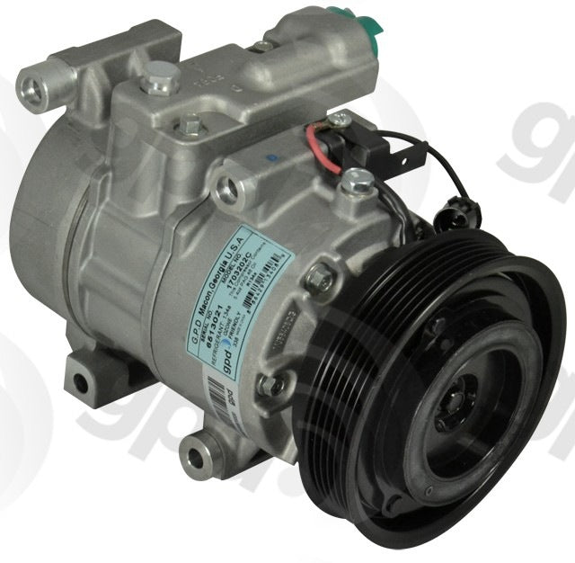 Global Parts Distributors LLC A/C Compressor  top view frsport 6513021