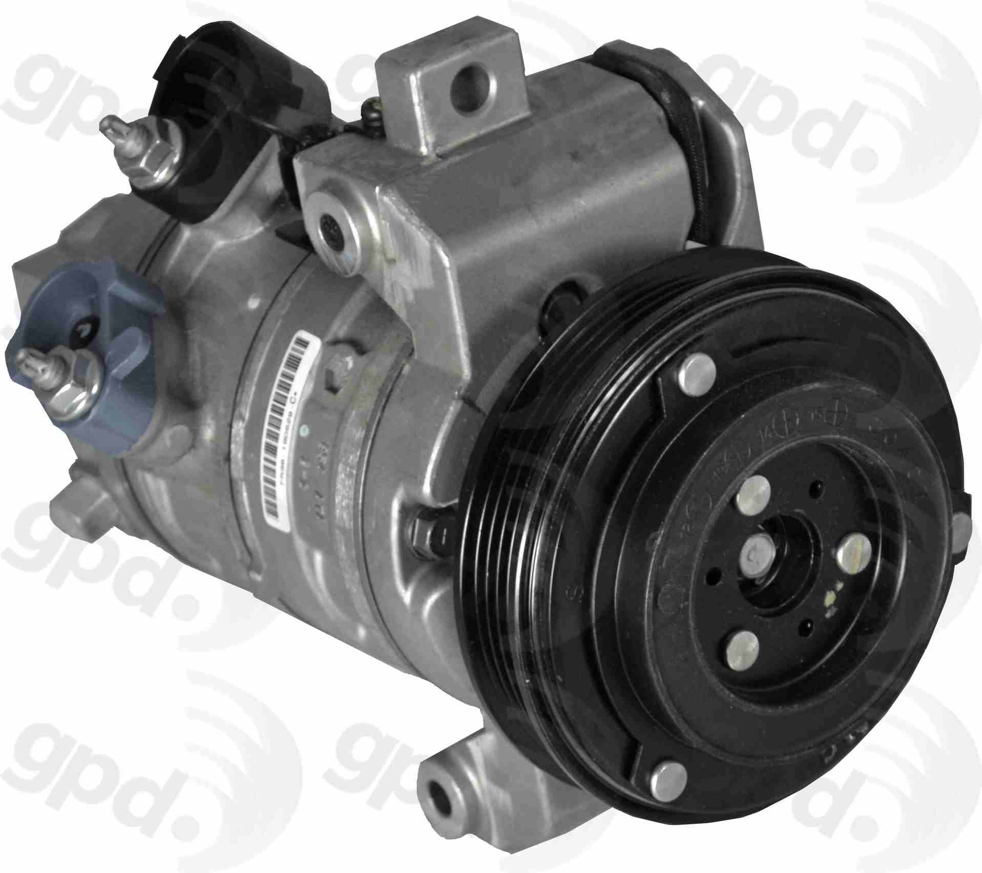 Global Parts Distributors LLC A/C Compressor  top view frsport 6513104