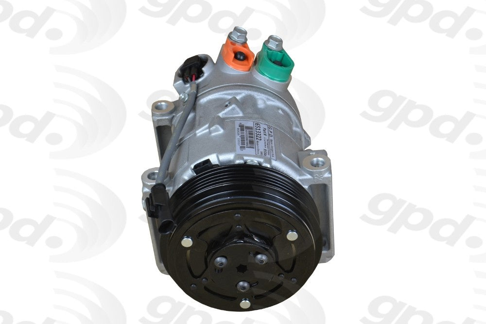 Global Parts Distributors LLC A/C Compressor  top view frsport 6513322