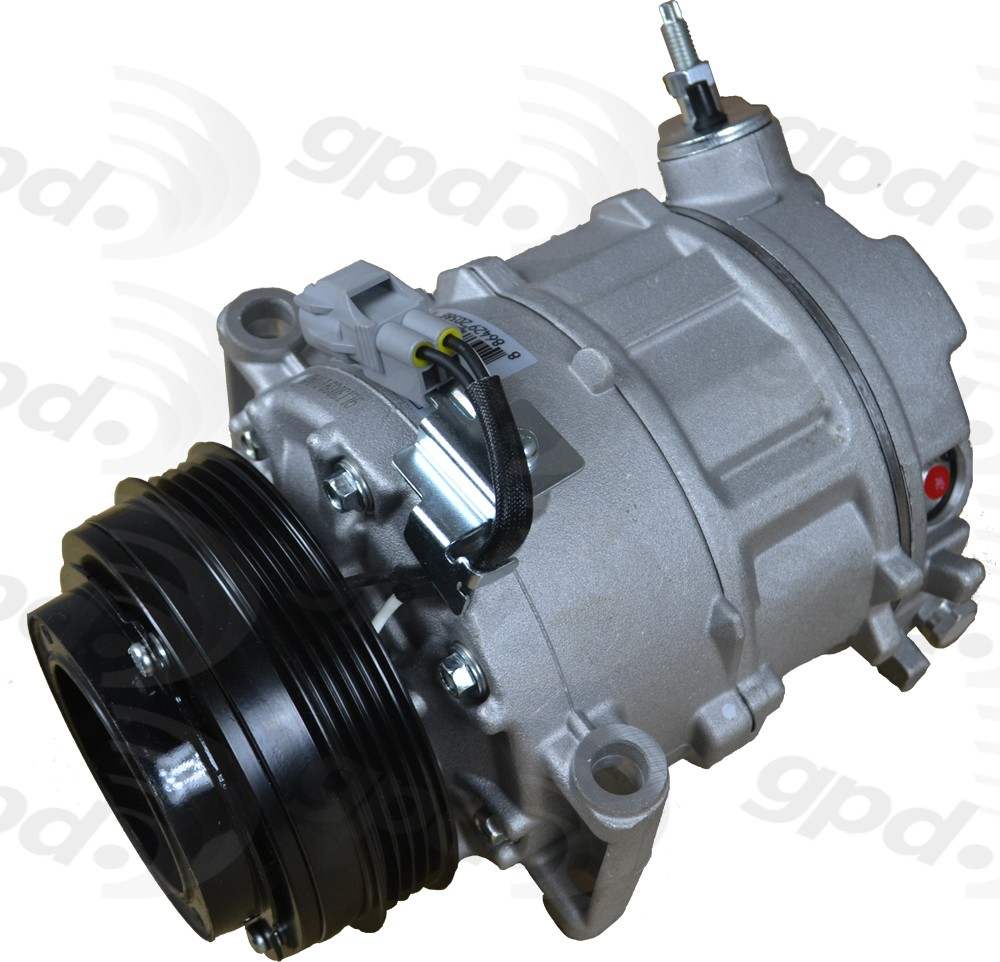 Global Parts Distributors LLC A/C Compressor  top view frsport 6513367