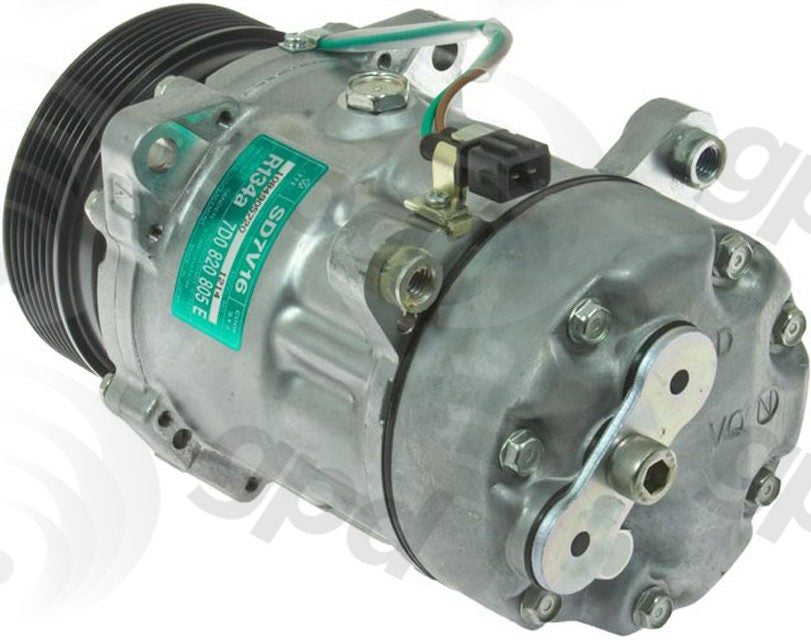 Global Parts Distributors LLC A/C Compressor  top view frsport 7511968