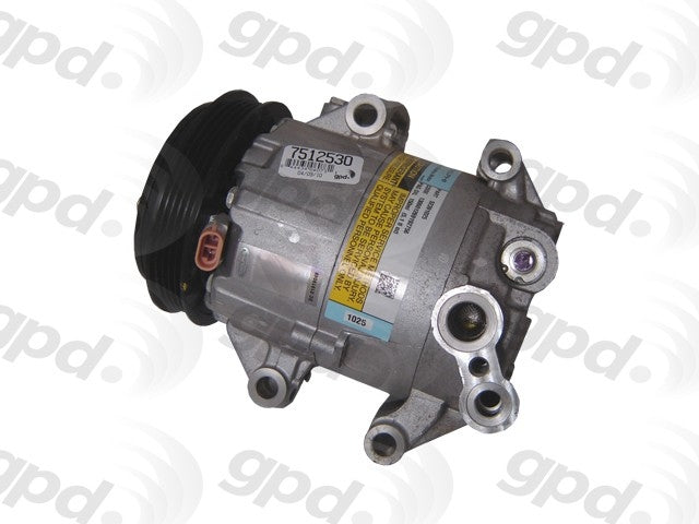 Global Parts Distributors LLC A/C Compressor  top view frsport 7512530