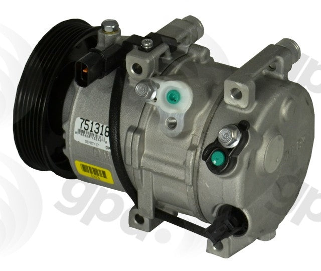 Global Parts Distributors LLC A/C Compressor  top view frsport 7513184