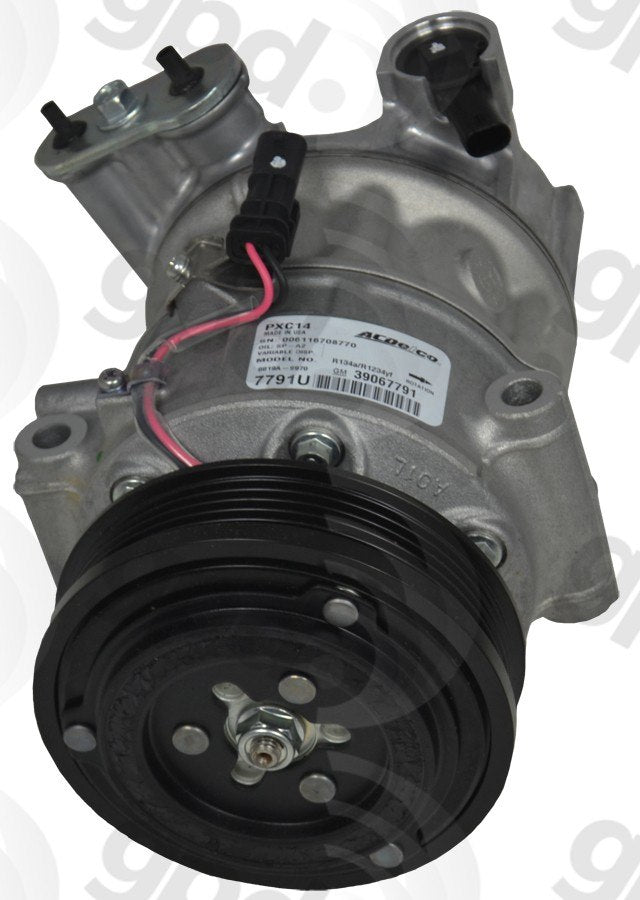 Global Parts Distributors LLC A/C Compressor  top view frsport 7513236