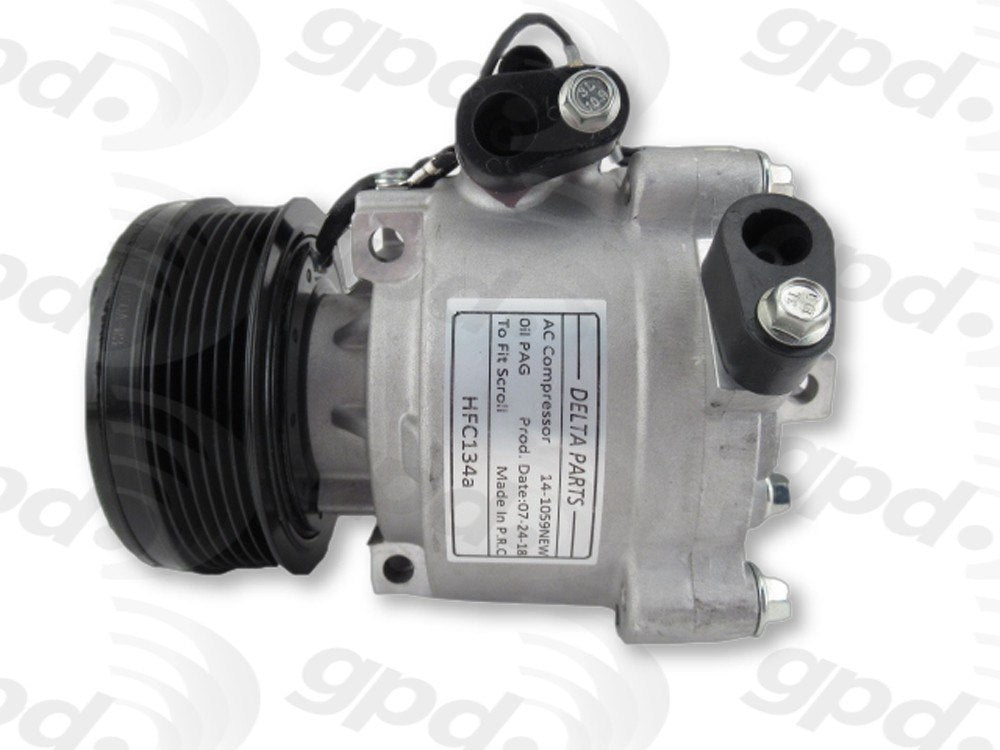 Global Parts Distributors LLC A/C Compressor  top view frsport 7513382