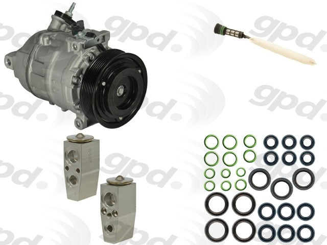 Global Parts Distributors LLC A/C Compressor  top view frsport 9611344