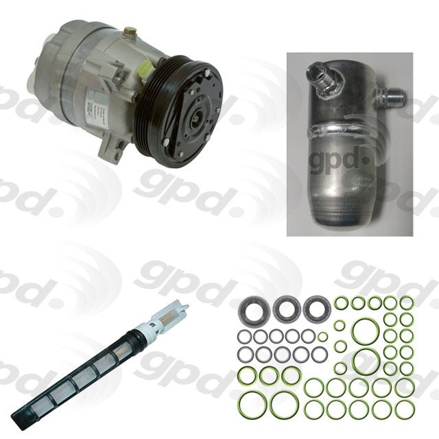 Global Parts Distributors LLC A/C Compressor  top view frsport 9611778