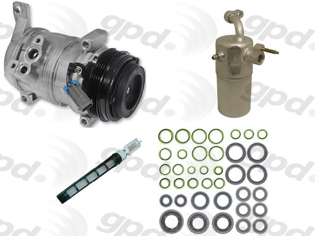 Global Parts Distributors LLC A/C Compressor  top view frsport 9611809