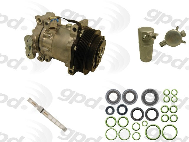 Global Parts Distributors LLC A/C Compressor  top view frsport 9612767