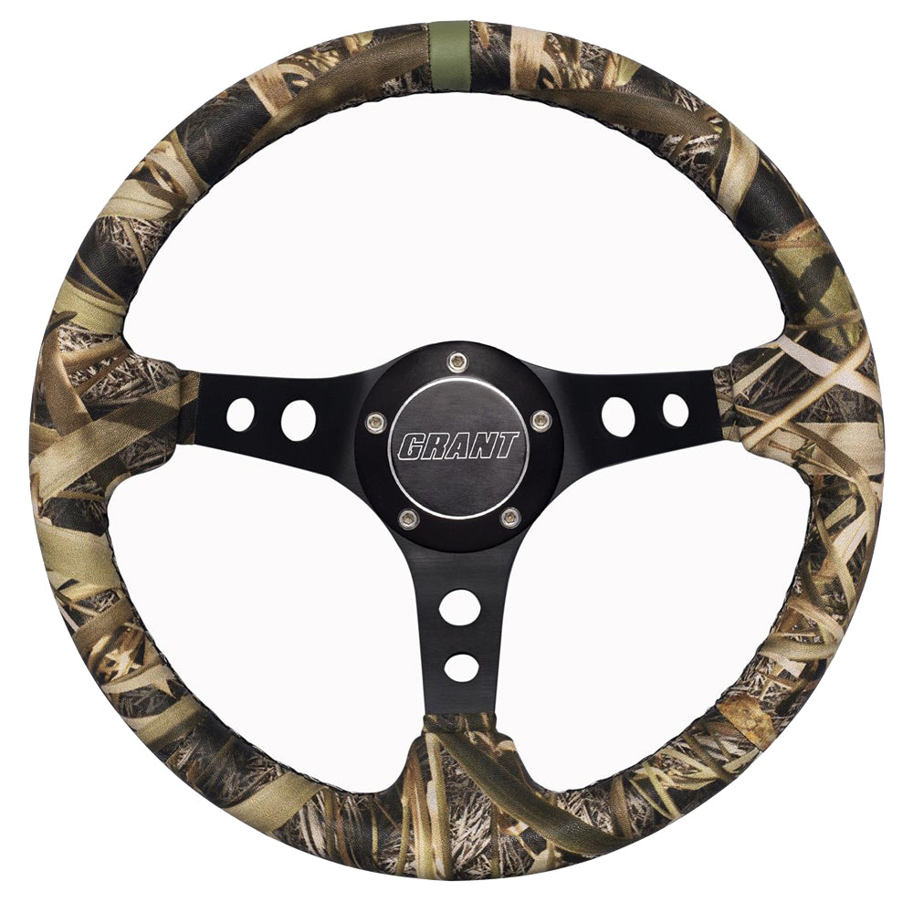 Grant Camo Steering Wheel Green Center Marker GRT1203