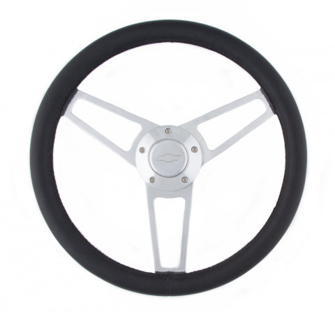 Grant Billet Series Leather St eering Wheel Chevy Logo GRT1901