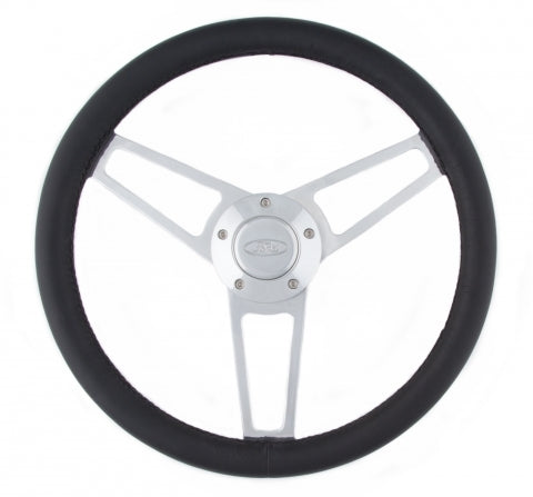 Grant Billet Series Leather St eering Wheel Ford Logo GRT1903