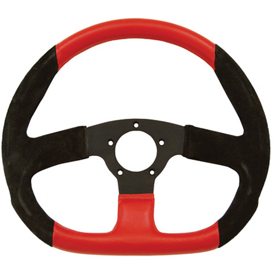 Grant D-Shaped Perf Steering Wheel Red GRT671