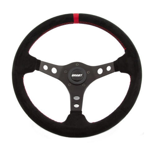 Grant Suede Racing Steering Wheel w/Center Marker GRT695