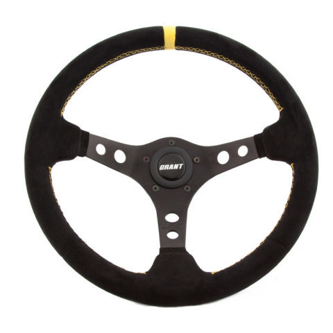 Grant Suede Racing Steering Wheel w/Center Marker GRT697