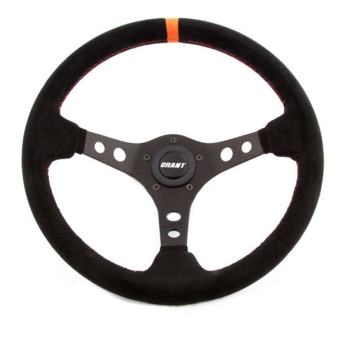 Grant Suede Racing Steering Wheel w/Center Marker GRT699