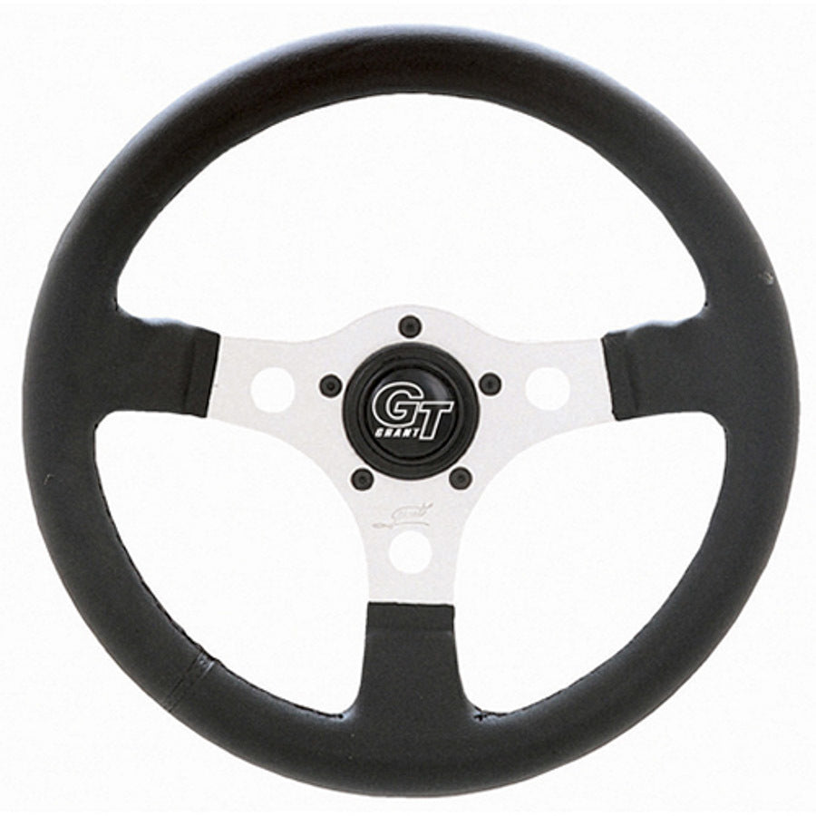 Grant Steering Wheel Formula GT 12in 5-Bolt Sil/Blk GRT762