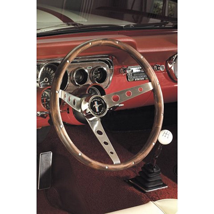Grant 15in Walnut Mustang Wheel GRT966