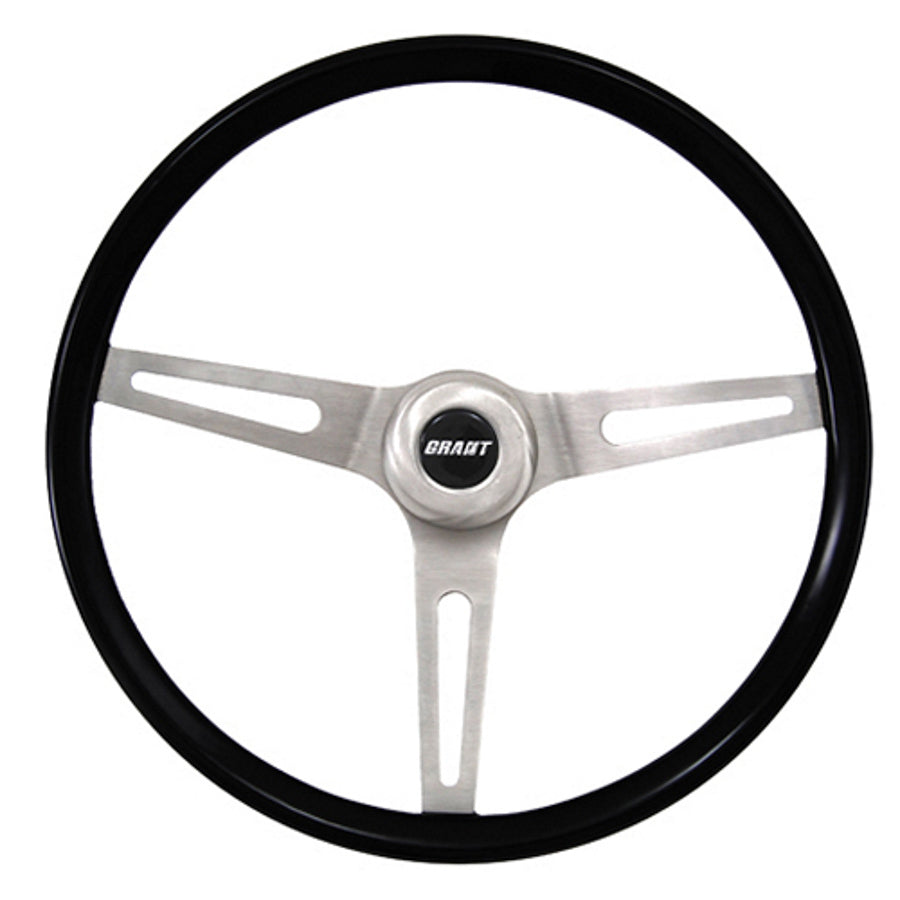 Grant Steering Wheel Classic GM Gloss Black GRT976