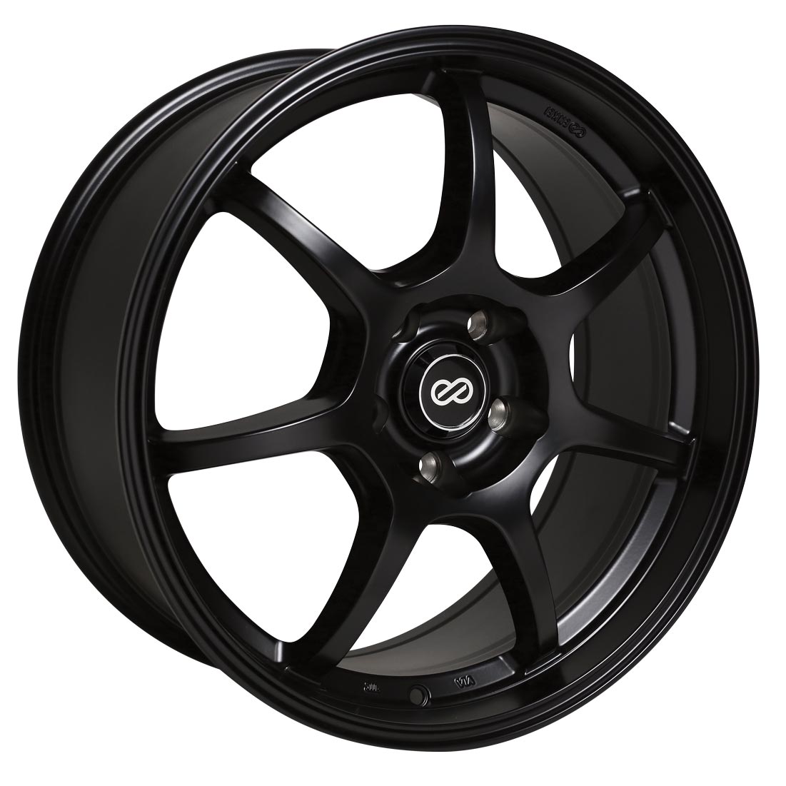 Enkei GT7 Wheel Black 16x7 +38 4x100 488-670-4938BK