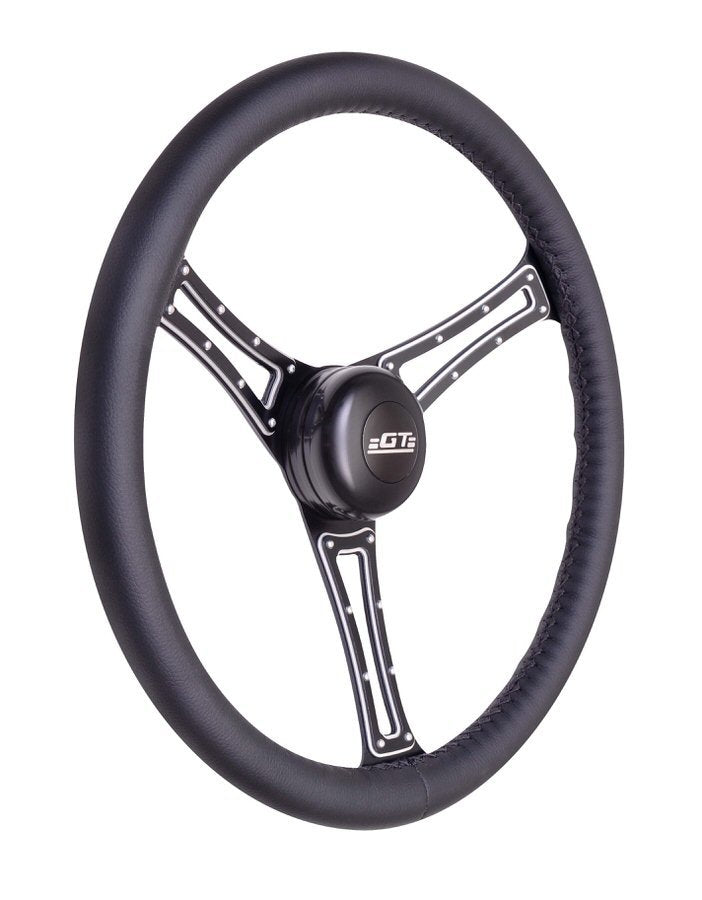 GT Performance Steering Wheel GT3 Autoc ross Leather Black GTP54-5815