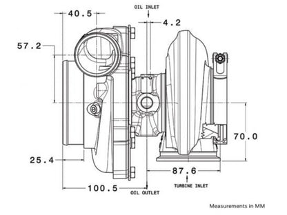 Garrett GTX3071R Gen II Reverse Turbo Assembly Kit V-Band / V-Band 0.83