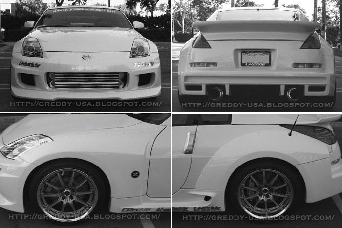 GReddy JDM GReddy GRacer Full Over-Fender Aero Kit - Nissan 350Z (Z33) - Available again!