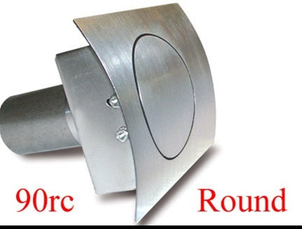 Hagan Street Rod Necesssities Round Fuel Door Curved Surfaces HAG90RC