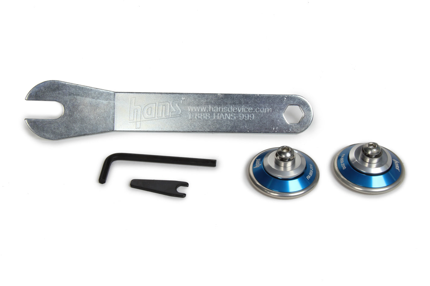 HANS Helmet Post Anchors Pro Blue Alum HANAK1132.12B