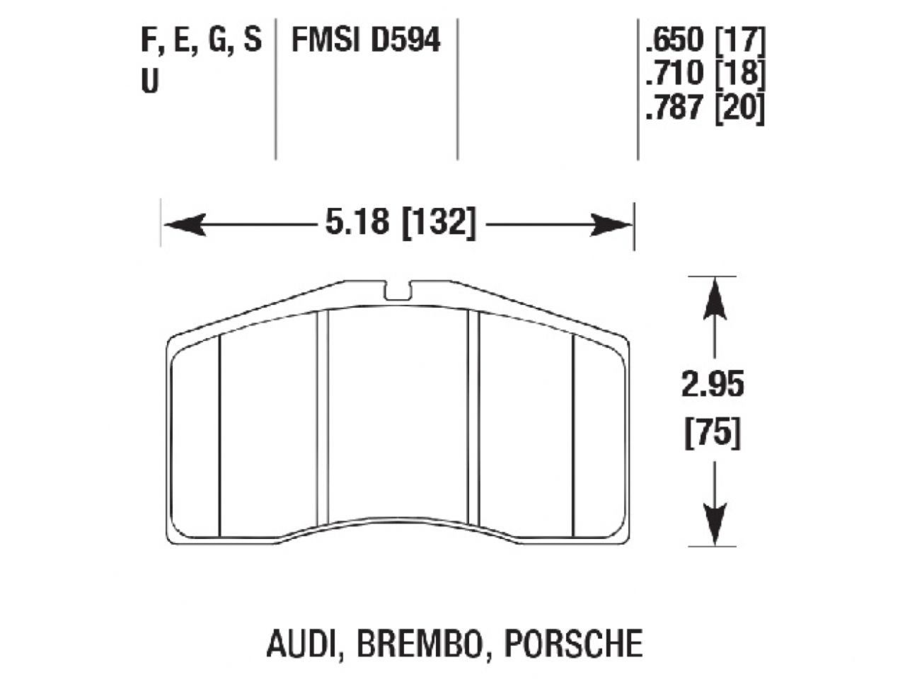 Hawk Brake Pads HB184Q.650 Item Image